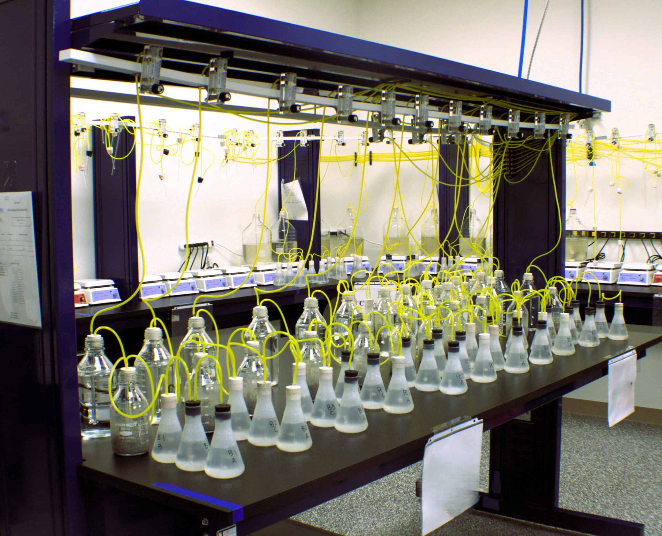 This is an ISO 17556 project running in our laboratory.