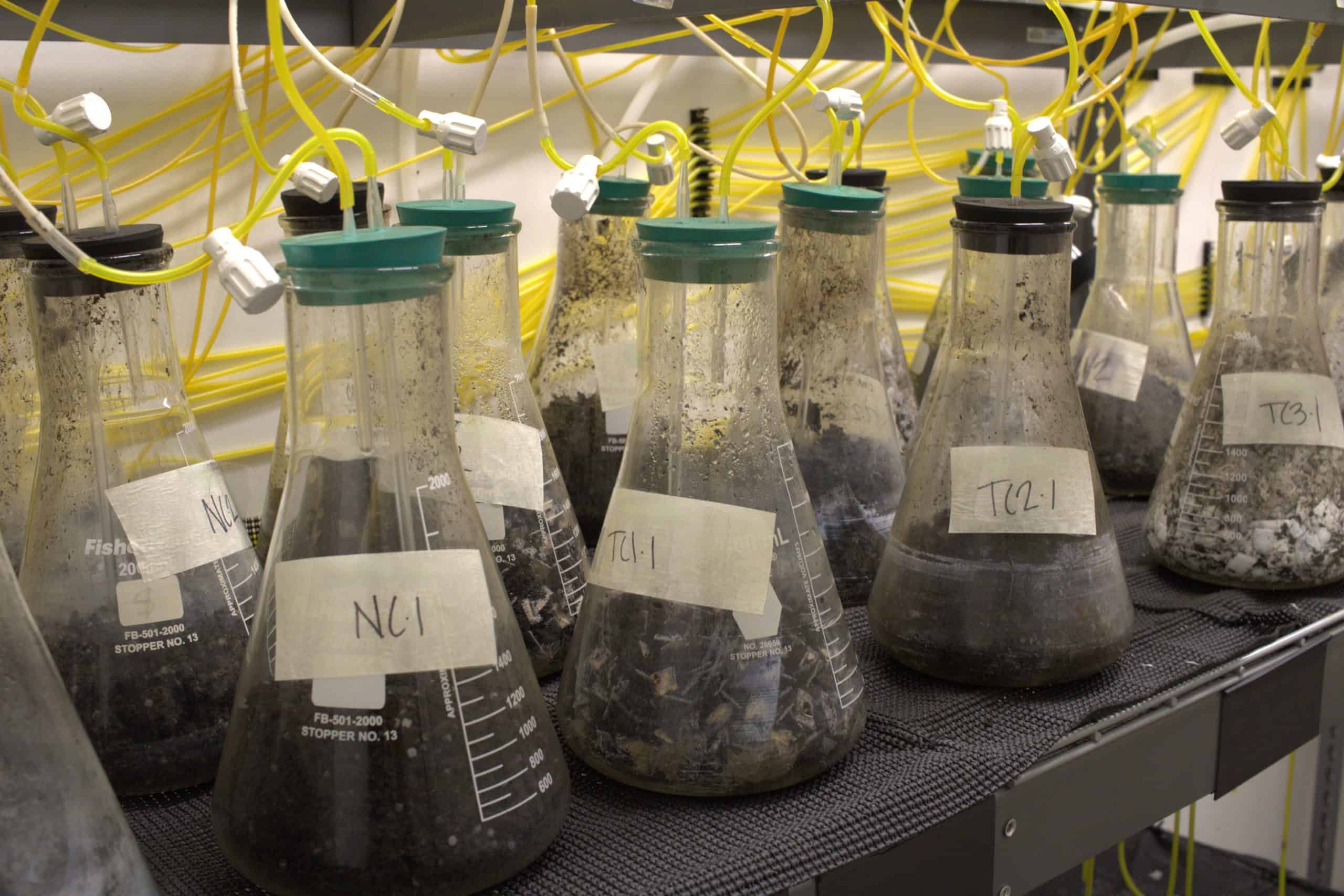 ISO 14855 Reactors Compost reactors from ISO 14855 biodegradation plastic testing