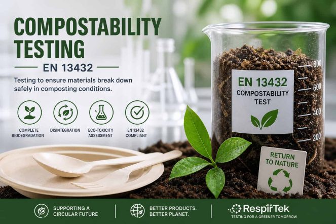 EN 13432 Image describing EN 13432 compostability testing